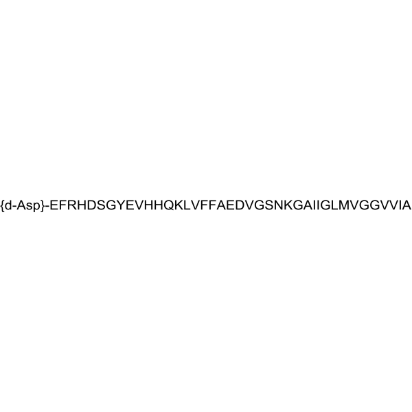 (D-Asp1)-Amyloid β-Protein (1-42)结构式