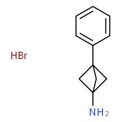 3-phenylbicyclo[1.1.1]pentan-1-amine hydrobromide Structure