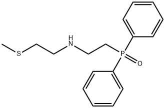 N-[2-(Diphenylphosphinyl)ethyl]-2-(methylthio)-ethanamine Structure