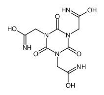 2-[3,5-bis(2-amino-2-oxoethyl)-2,4,6-trioxo-1,3,5-triazinan-1-yl]acetamide结构式