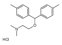 2-[bis(4-methylphenyl)methoxy]ethyl-dimethylazanium,chloride Structure