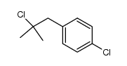 1-chloro-4-(β-chloro-isobutyl)-benzene结构式
