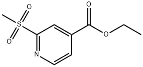 Ethyl 2-(methylsulfonyl)isonicotinate Structure