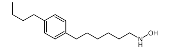 N-[6-(4-butylphenyl)hexyl]hydroxylamine结构式