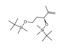 (3S)-3,5-bis{[(tert-butyl)dimethylsilyl]oxy}-2-methylpent-1-ene结构式