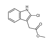 methyl 2-(2-chloroindol-3-yl)acetate Structure