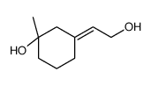 3-(2-hydroxyethylidene)-1-methylcyclohexan-1-ol结构式