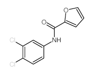 N-(3,4-dichlorophenyl)furan-2-carboxamide Structure