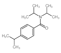 Benzamide,N,N,4-tris(1-methylethyl)- Structure