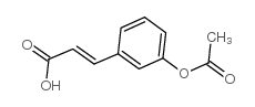 2-Propenoic acid,3-[3-(acetyloxy)phenyl]- picture