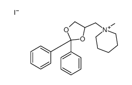 1-[(2,2-diphenyl-1,3-dioxolan-4-yl)methyl]-1-methyl-3,4,5,6-tetrahydro-2H-pyridine bromide picture