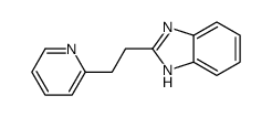 2-(2-pyridin-2-ylethyl)-1H-benzimidazole结构式