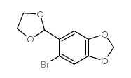 1,3-Benzodioxole,5-bromo-6-(1,3-dioxolan-2-yl)- structure
