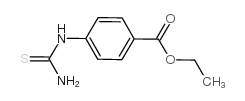 1-(4-乙氧羰基苯基)-2-硫脲结构式