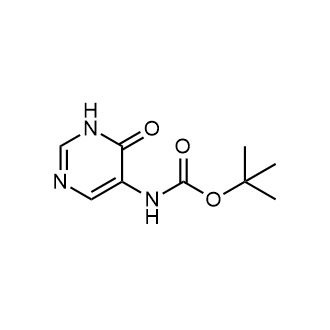 tert-Butyl(6-oxo-1,6-dihydropyrimidin-5-yl)carbamate structure