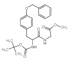 methyl 2-[[3-(4-phenylmethoxyphenyl)-2-(tert-butoxycarbonylamino)propanoyl]amino]acetate picture