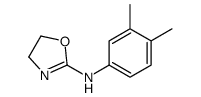 N-(3,4-dimethylphenyl)-4,5-dihydro-1,3-oxazol-2-amine结构式
