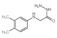 Glycine, N-3,4-xylyl-, hydrazide(7CI,8CI) Structure
