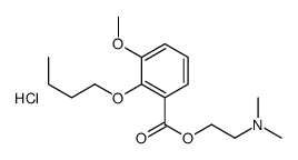 2-(2-butoxy-3-methoxybenzoyl)oxyethyl-dimethylazanium,chloride Structure