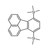 7,10-bis(trimethylsilyl)fluoroanthrene Structure