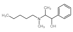 alpha-[1-(Methylpentylamino)ethyl]-benzyl alcohol structure