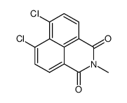 6,7-Dichloro-2-methyl-1H-benzo[de]isoquinoline-1,3(2H)-dione结构式