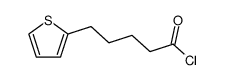 5-[2]thienyl-valeryl chloride结构式