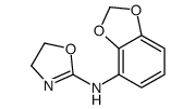 N-(1,3-benzodioxol-4-yl)-4,5-dihydro-1,3-oxazol-2-amine Structure