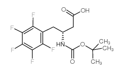 BOC-(R)-3-AMINO-4-PENTAFLUOROPHENYLBUTANOIC ACID structure