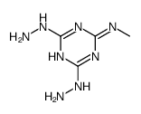 2,4-Dihydrazino-6-methylamino-s-triazine Structure