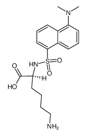 Nα-[5-(Dimethylamino)-1-naphtylsulfonyl]lysine Structure