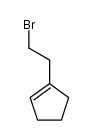 1-cyclopentenylethylbromide Structure