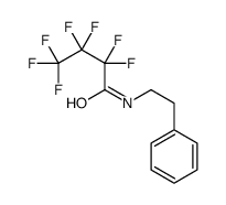 2,2,3,3,4,4,4-heptafluoro-N-(2-phenylethyl)butanamide Structure