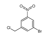 1-bromo-3-(chloromethyl)-5-nitrobenzene结构式