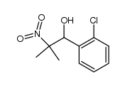 1-(2-chlorophenyl)-2-methyl-2-nitropropan-1-ol结构式