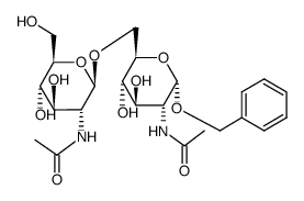 BENZYL 2-ACETAMIDO-6-O-(2-ACETAMIDO-2-DE OXY-B-D- Structure