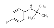 Benzenamine,N-(1,1-dimethylethyl)-4-fluoro- Structure