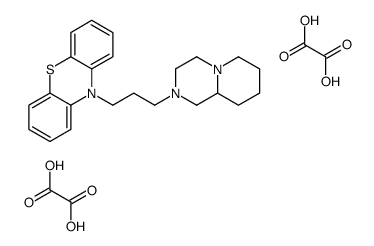 10-[3-(1,3,4,6,7,8,9,9a-octahydropyrido[1,2-a]pyrazin-2-yl)propyl]phenothiazine,oxalic acid Structure