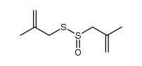 2-methyl-prop-2-ene-1-thiosulfinic acid S-(2-methyl-allyl) ester Structure