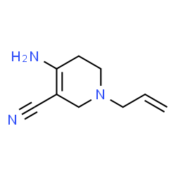 3-Pyridinecarbonitrile,4-amino-1,2,5,6-tetrahydro-1-(2-propenyl)- (9CI)结构式