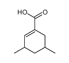 (9ci)-3,5-二甲基-1-环己烯-1-羧酸结构式