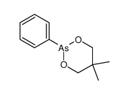 5,5-dimethyl-2-phenyl-[1,3,2]dioxarsinane结构式