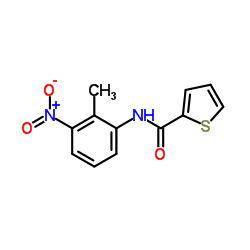 N-(2-Methyl-3-nitrophenyl)-2-thiophenecarboxamide Structure
