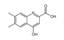 4-hydroxy-6,7-dimethylquinoline-2-carboxylic acid picture