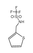 1,1,1-trifluoro-N-(thiophen-2-ylmethyl)methanesulfonamide Structure