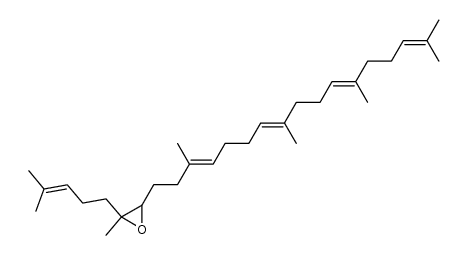 (6E,10E,14E)-trans-18,19-epoxy-2,6,10,15,19,23-hexamethyltetracosa-2,6,10,14,22-pentaene结构式
