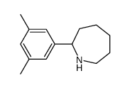 2-(3,5-二甲基苯基)-氮杂烷结构式