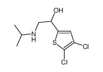 1-(4,5-dichlorothiophen-2-yl)-2-(propan-2-ylamino)ethanol Structure