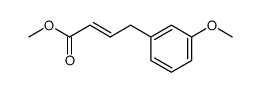 methyl 4-(3-methoxyphenyl)-2-butenoate结构式