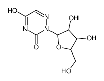 2-[3,4-dihydroxy-5-(hydroxymethyl)oxolan-2-yl]-1,2,4-triazine-3,5-dione Structure